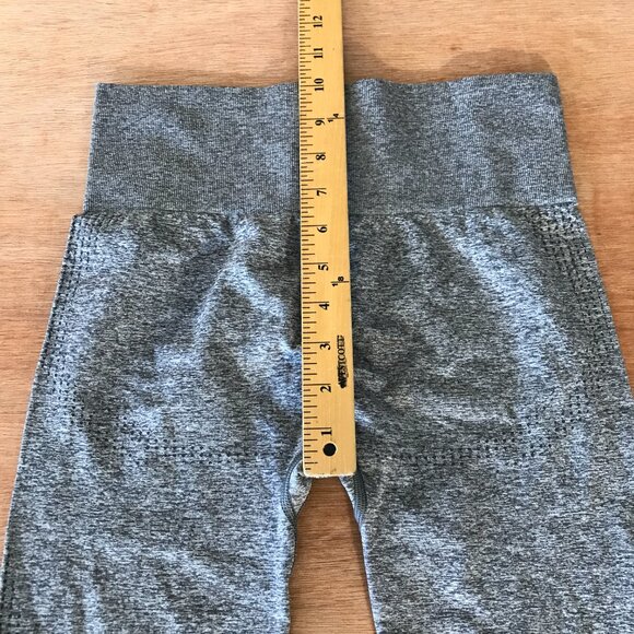 Gymshark Vital Seamless 2.0 Leggings Women S Gray Mid Rise Athleisure Stretch - Picture 7 of 12